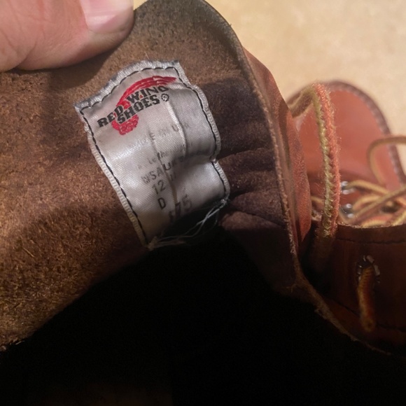Red Wing 875 Moc Toe Oro Legacy 12D - Picture 5 of 6